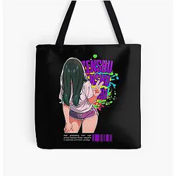 Anime girl Anime Art All Over Print Tote Bag