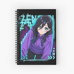 Anime Girl Spiral Notebook