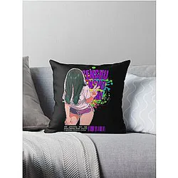 Anime girl Throw Pillow