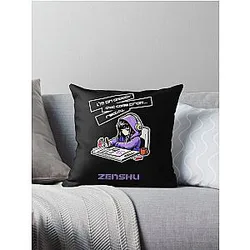 Zenshu Natsuko Hirose I'm An Animator That Came from Reality Throw Pillow