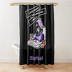 Zenshu Natsuko Hirose I'm An Animator That Came From Reality Shower Curtain