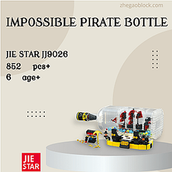 JIESTAR Block JJ9026 Impossible Pirate Bottle Creator Expert