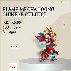 JAKI Block JK5138 Flame Mecha Loong Chinese Culture Creator Expert