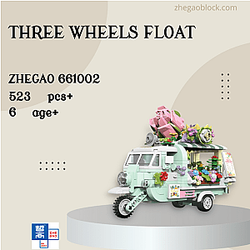 ZHEGAO Block 661002 Three Wheels Float Creator Expert