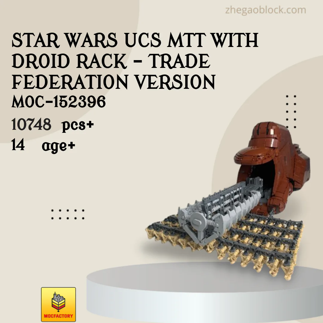 ウイッチクラフト トークン MOC Factory Block 152396 Star Wars UCS MTT With Droid Rack - Trade