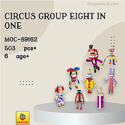MOC Factory Block 89162 Circus Group Eight In One Movies and Games