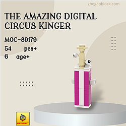 MOC Factory Block 89179 The Amazing Digital Circus Kinger Movies and Games
