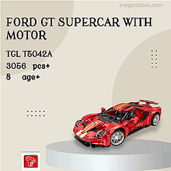 TaiGaoLe Block T5042A Ford GT Supercar With Motor Technician