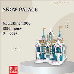 MOULD KING Block 11008 Snow Palace Modular Building