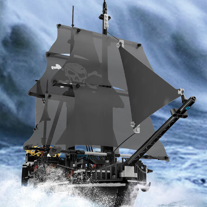 ZHEGAO Block 653000 Black Sorcerer Pirates Movies and Games