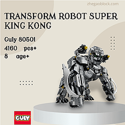 GULY Block 80501 Transform Robot Super King Kong Movies and Games