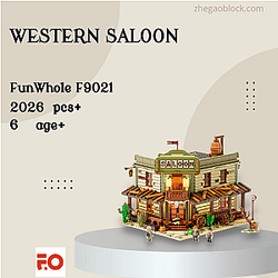 FunWhole Block F9021 Western Saloon Minecraft