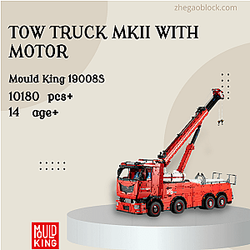 MOULD KING Block 19008S Tow Truck MKII With Motor Technician
