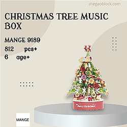 MANGE Block 9189 Christmas Tree Music Box Creator Expert