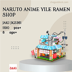 JAKI Block JK2361 Naruto Anime Yile Ramen Shop Movies and Games