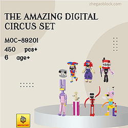 MOC Factory Block 89201 The Amazing Digital Circus Set Movies and Games