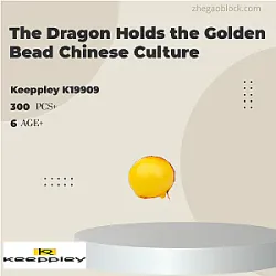 Keeppley Block K19909 The Dragon Holds the Golden Bead Chinese Culture Creator Expert