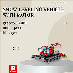 REOBRIX Block 22019 Snow Leveling Vehicle With Motor Technician