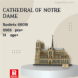 REOBRIX Block 66016 Cathedral Of Notre Dame Minecraft
