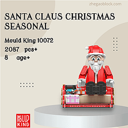 MOULD KING Block 10072 Santa Claus Christmas Seasonal Creator Expert