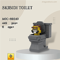 MOC Factory Block 89240 Skibidi Toilet Movies and Games