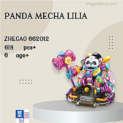 ZHEGAO Block 662012 Panda Mecha Lilia Creator Expert