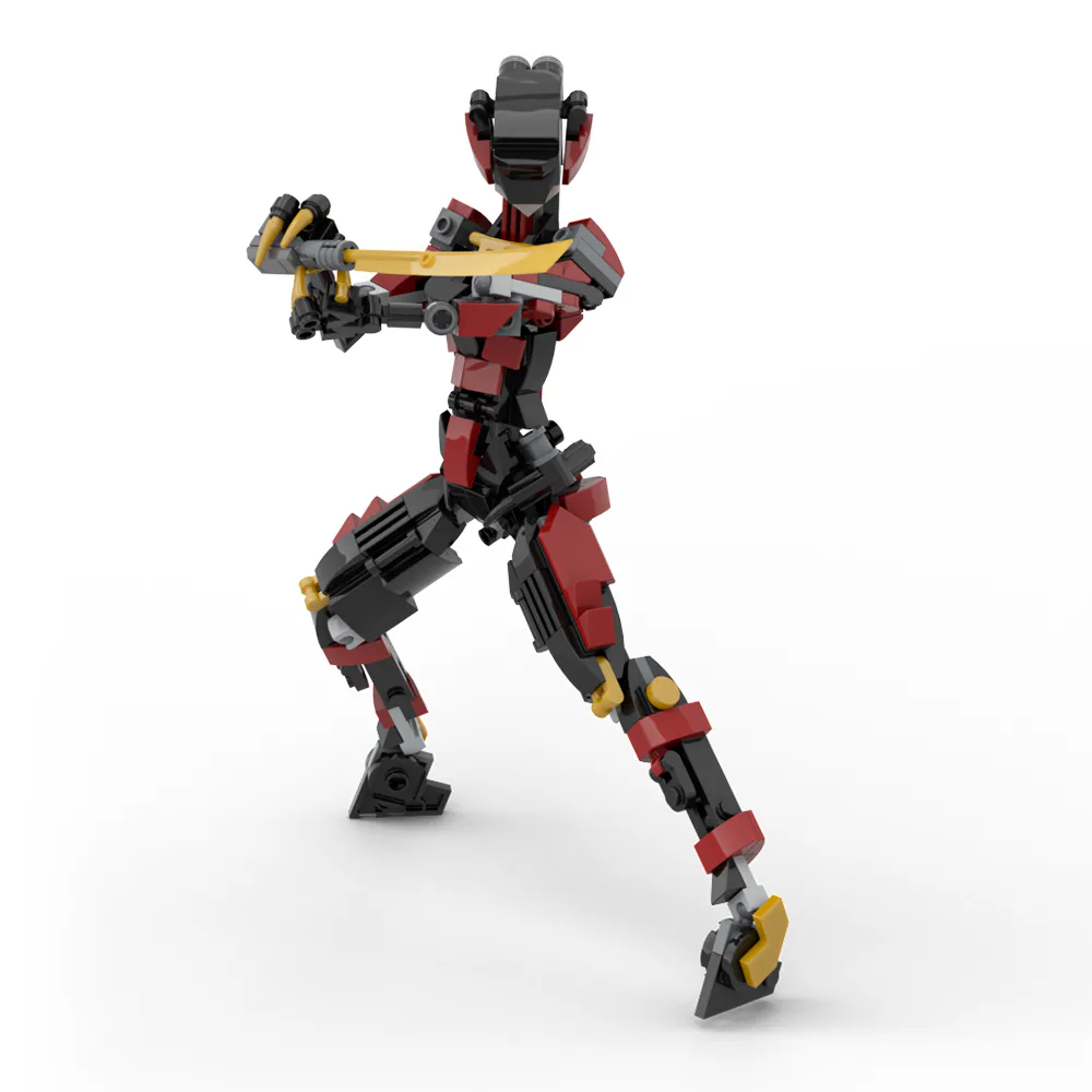 MOC Factory Block 89251 Robot Ninja Girl Creator Expert | Zhegao