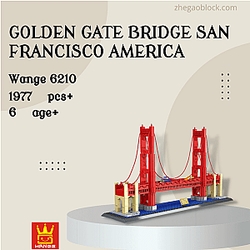 WANGE Block 6210 Golden Gate Bridge San Francisco America Modular Building