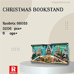 REOBRIX Block 66033 Christmas Bookstand Creator Expert