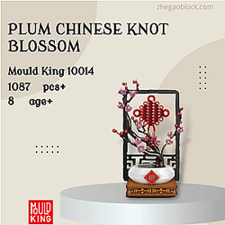 MOULD KING Block 10014 Plum Chinese Knot Blossom Creator Expert