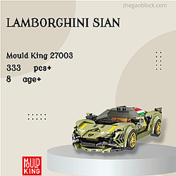 MOULD KING Block 27003 Lamborghini Sian Technician