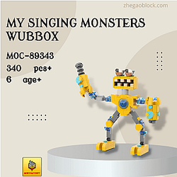 MOC Factory Block 89343 My Singing Monsters Wubbox Creator Expert