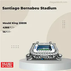 MOULD KING Block 22026 Santiago Bernabeu Stadium Modular Building