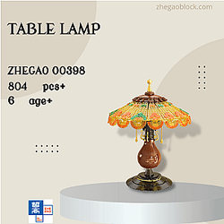 ZHEGAO Block 00398 Table Lamp Creator Expert