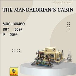 MOC Factory Block 146420 The Mandalorian's Cabin Star Wars
