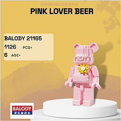 BALODY Block 21165 Pink Lover Beer Creator Expert