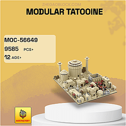 MOC Factory Block 56649 Modular Tatooine Star Wars
