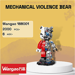 Wangao Block 188001 Mechanical Violence Bear Creator Expert