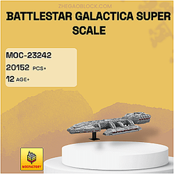 MOC Factory Block 23242 Battlestar Galactica Super Scale Space