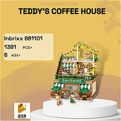 PANLOSBRICK Block 881101 Teddy's Coffee House Creator Expert