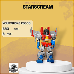 YOURBRICKS Block 20006 Starscream Creator Expert