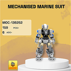 MOC Factory Block 136252 Mechanised Marine Suit Creator Expert