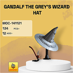MOC Factory Block 141121 Gandalf the Grey's Wizard Hat Movies and Games