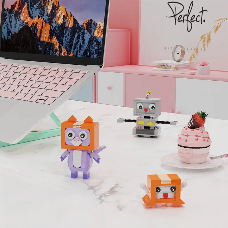 MOC Factory Block 89443 Foxy Boxy LankyBot Creator Expert | Zhegao
