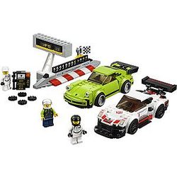 ZHEGAO QL0720-3 Super Racing Cars: Porsche 911 RSR and Porsche 911 Turbo 3.0 Racing Cars Block