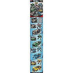 ZHEGAO QL0721 Racing Cars Warrior: 4 Racing Cars Block