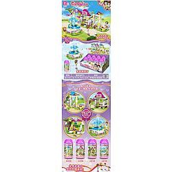 ZHEGAO QL1163 Good friends: Leisure Park 4 combinations Girls Block