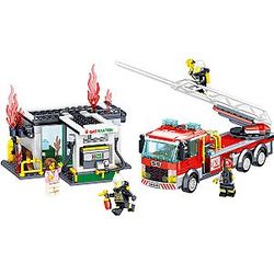 ZHEGAO QL0220 Fire Eagle: Fire Out Of A Mission Technician Block
