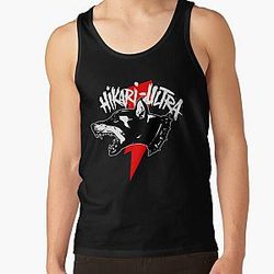 Zillakami x sosmula Hikari Ultra Logo City Morgue red Bolt   Tank Top