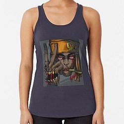 Zillakami Artwork by N.Gantz Racerback Tank Top